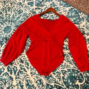 Women’s Boohoo Longsleeve Bodysuit